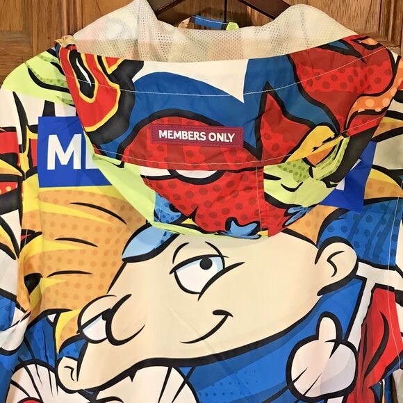 Members Only x Nickelodeon Rugrats Snorkel Jacket Unisex L Hoodie Windbreaker - Picture 8 of 12